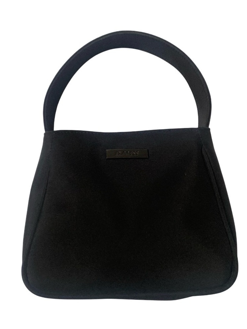 Express Vintage Black Nylon Top Handle Small Purse